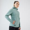 Bild 1 von Damen Tennis Sweatshirt Kapuze - Dry 900 graugrün