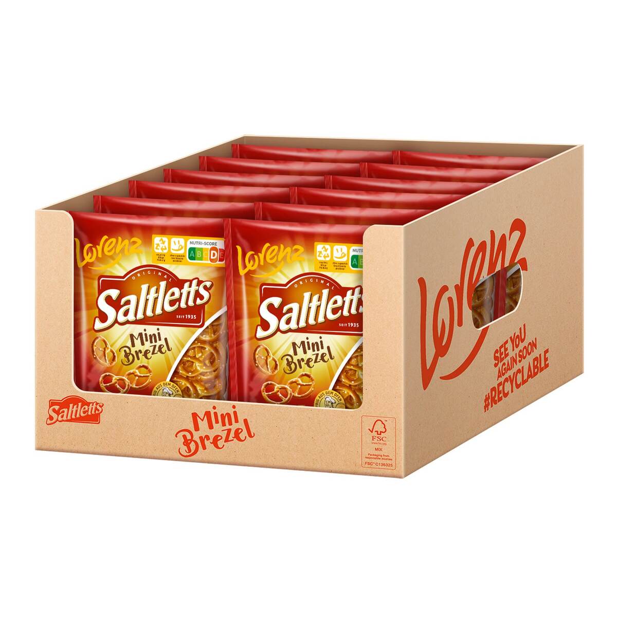 Bild 1 von Lorenz Saltletts Mini Brezel 150 g, 12er Pack