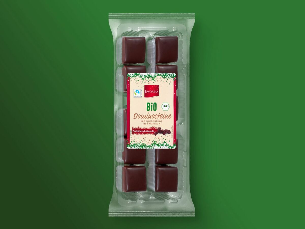 Favorina Bio Dominosteine, 125 g von Lidl ansehen!