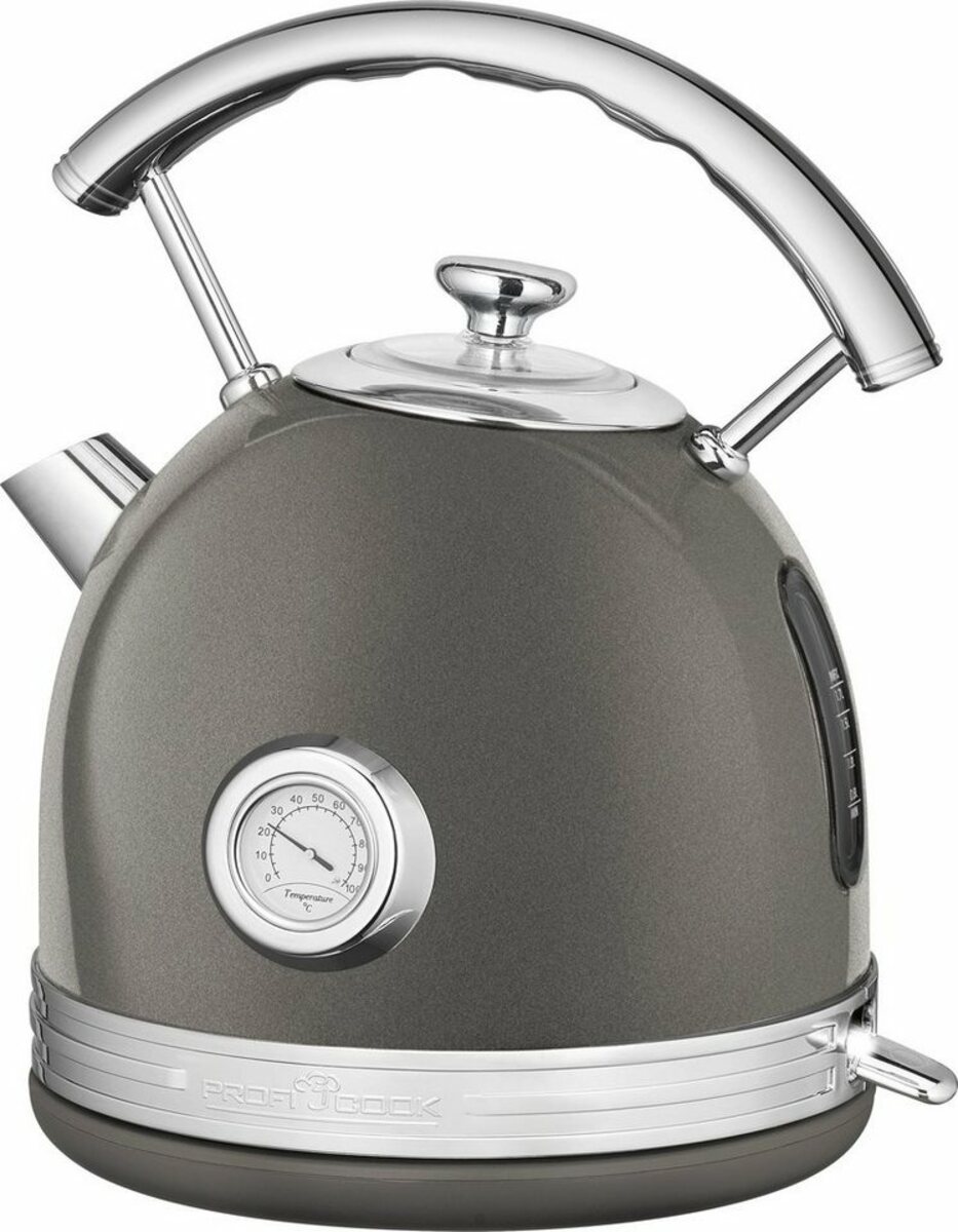 Bild 1 von ProfiCook Wasserkocher PC-WKS 1192, 1,7 l, 2200 W, anthrazit, 1,7 L, 360°