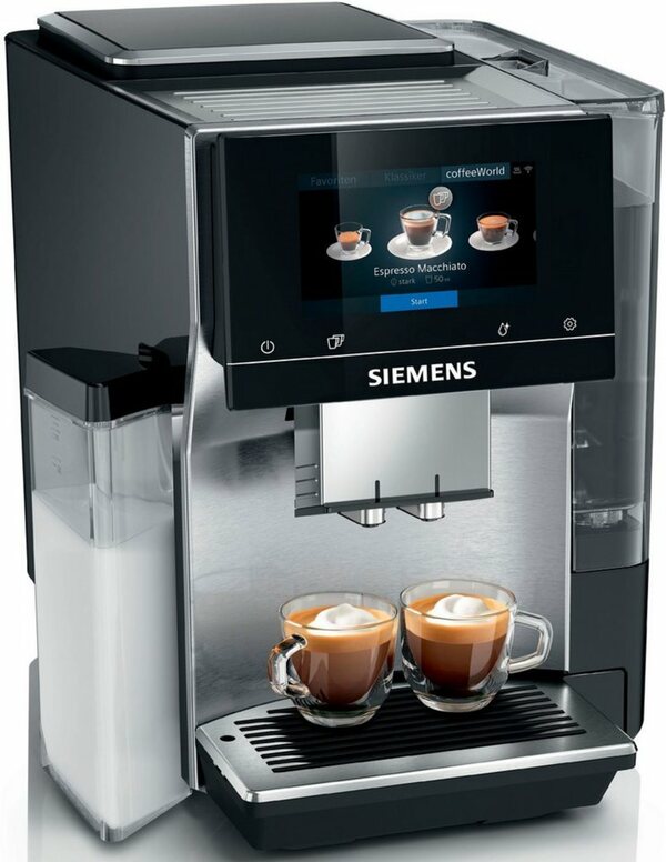 Bild 1 von SIEMENS Kaffeevollautomat EQ.700 integral - TQ707D03, Full-Touch-Display, bis zu 30 individuelle Kaffee-Favoriten