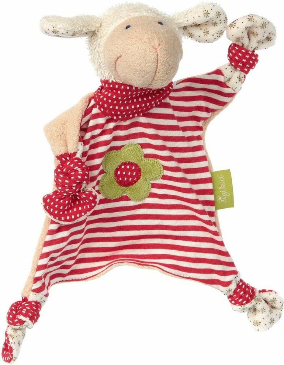 Bild 1 von Sigikid Schnuffeltuch Green Collection, Schaf, rot, Made in Europe, Enthält Bio-Baumwolle