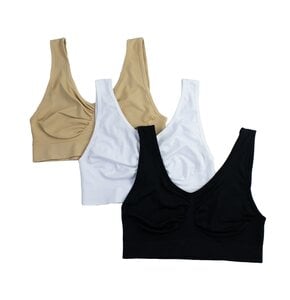 Damen Komfort Bustier 3er Pack - Gr.L