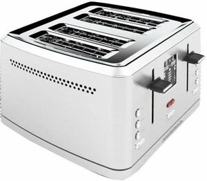 Gastroback Toaster 42396 Design Digital 4S, 4 kurze Schlitze, für 4 Scheiben, 1900 W
