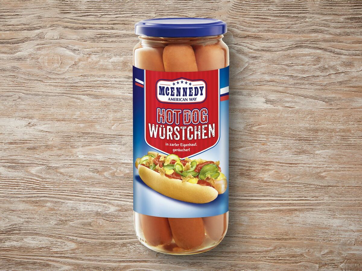 McEnnedy Hot Dog Würstchen, 550 g; Abtropfgewicht 300 g von Lidl ansehen!