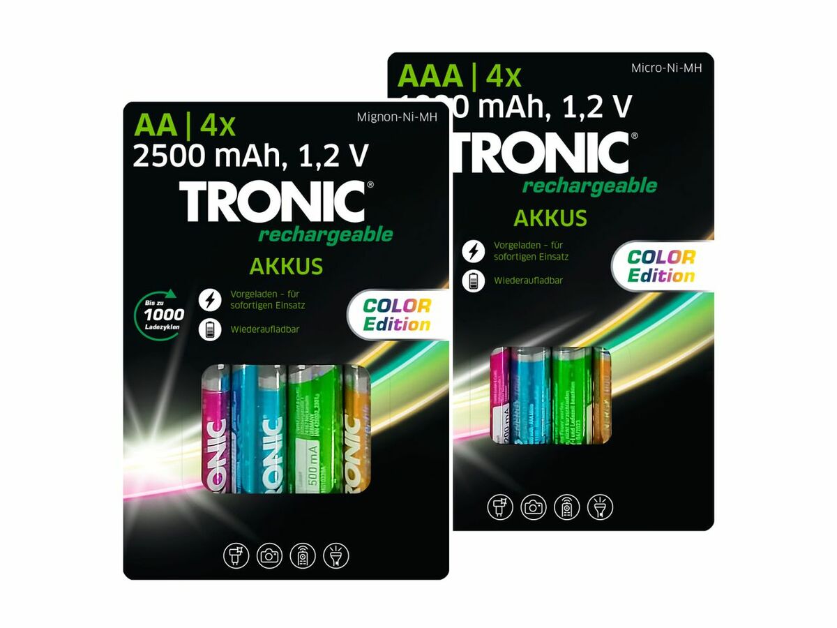 Bild 1 von TRONIC® 4 Akkus, 
         4 Stück