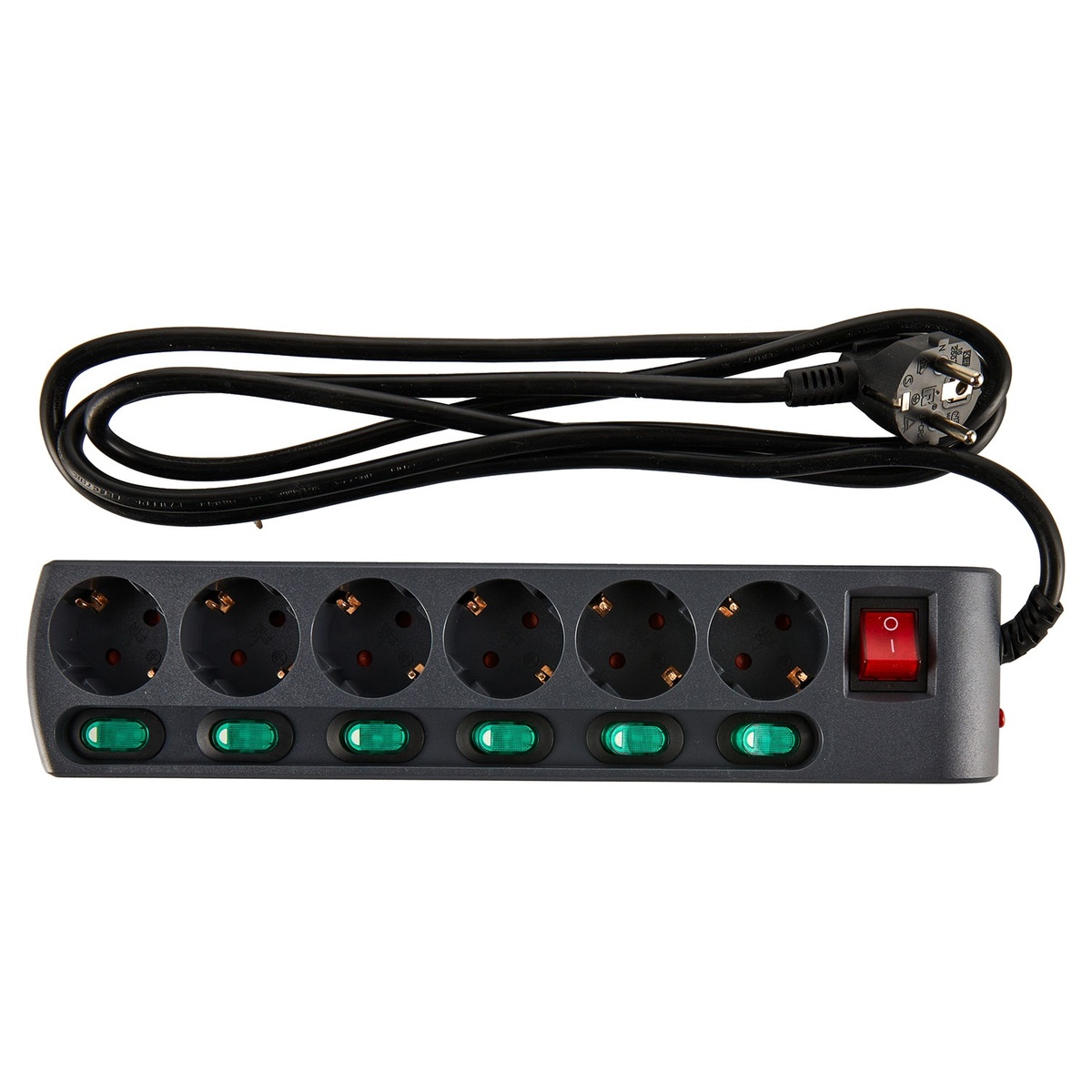 Bild 1 von EASY HOME 6-fach-Steckdosenleiste