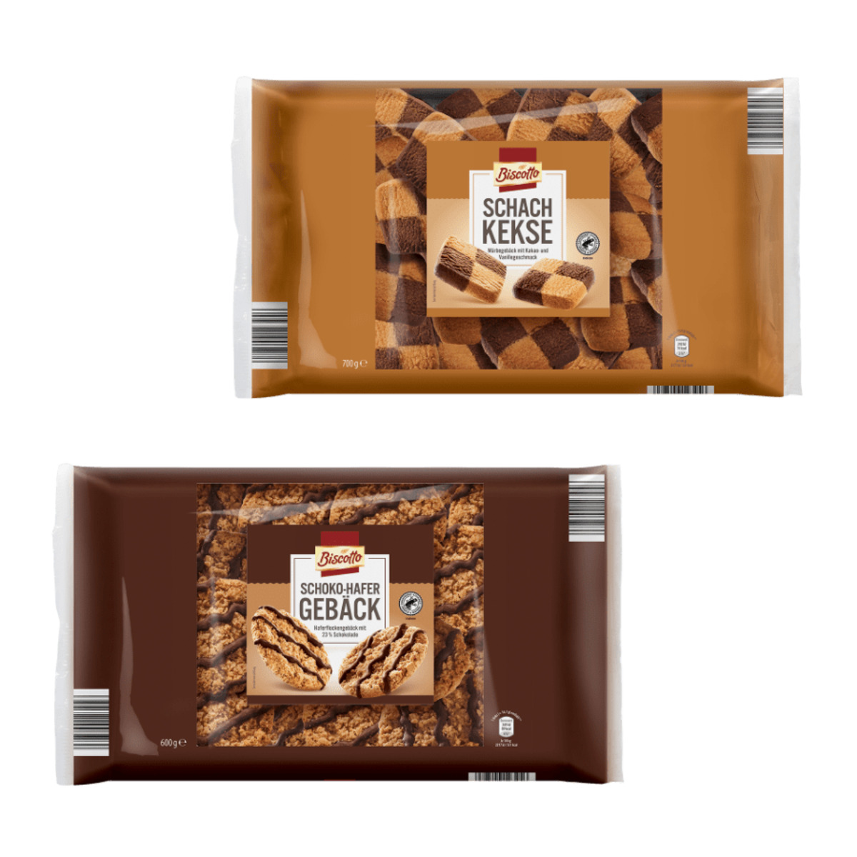 Bild 1 von BISCOTTO Schachkekse / Schoko-Hafer-Gebäck