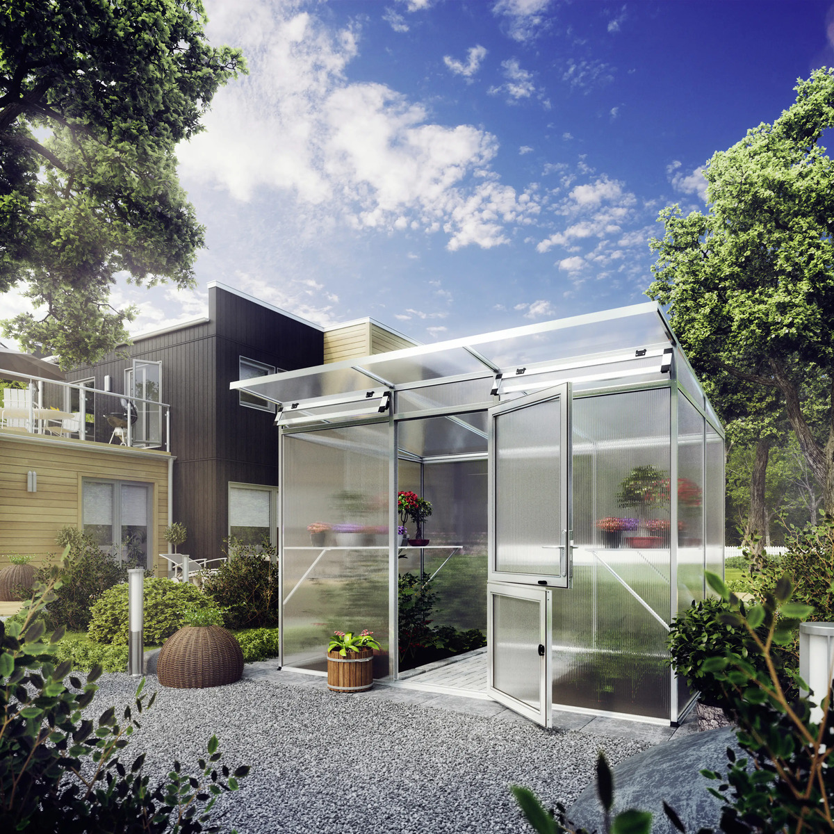 Bild 1 von KGT Alu-Gewächshaus Linea II 297 x 204 cm