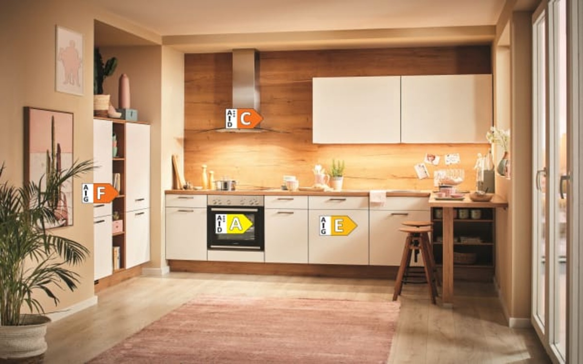 Bild 4 von Puris - Einbauküche Speed, alpinweiß, inkl. Elektrogeräte