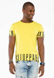 Cipo & Baxx T-Shirt mit großen Marken-Buchstaben