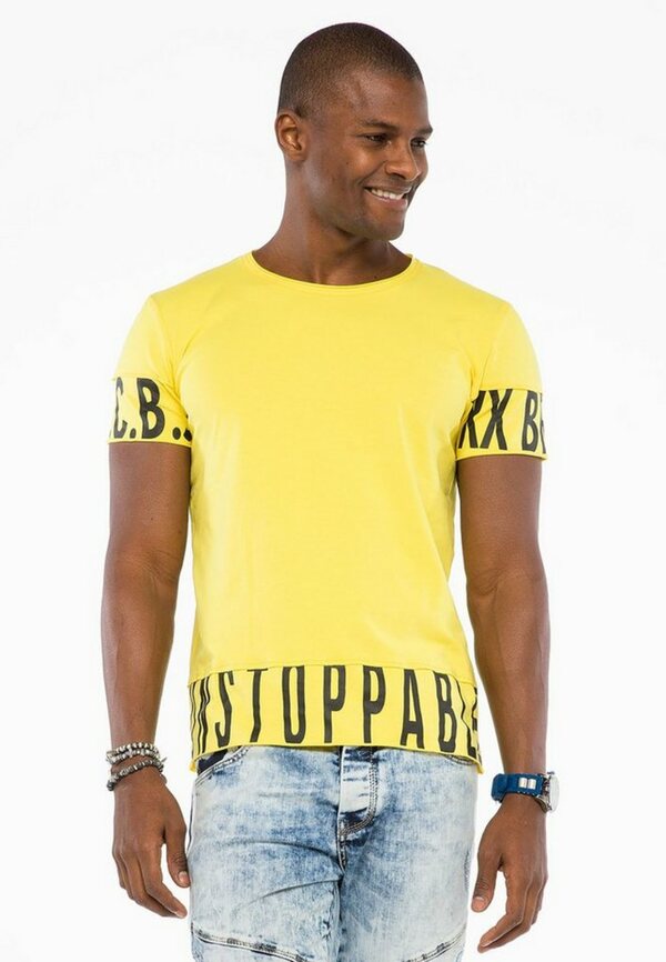 Bild 1 von Cipo & Baxx T-Shirt mit großen Marken-Buchstaben