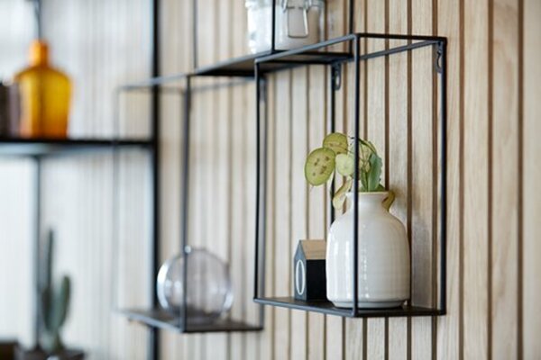 Bild 2 von Wandregal GARD 2 Größen schwarz 2er-Set