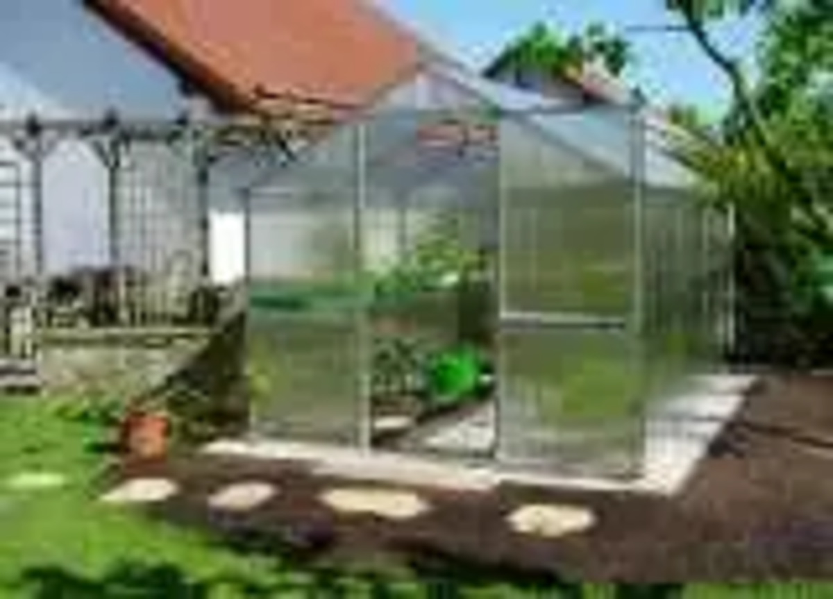 Bild 1 von KGT Alu-Gewächshaus Rose II 233 x 217 cm