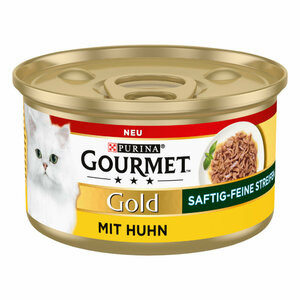 GOURMET Gold Saftig-feine Streifen 12x85g Huhn