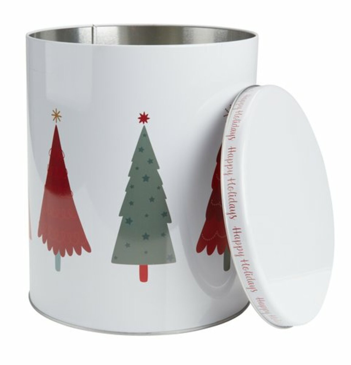 Bild 2 von Keksdose TOMTE Ø18xH22cm weiß/rot