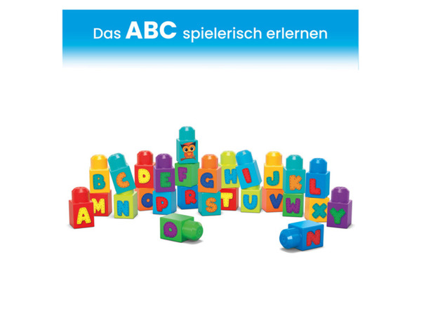 Bild 2 von Mega Bloks ABC Lernzug, 60-teilig