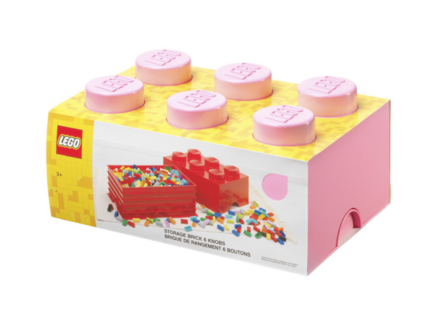 LEGO Aufbewahrungsbox mit 6 Noppen, stapelbar von Lidl ansehen!
