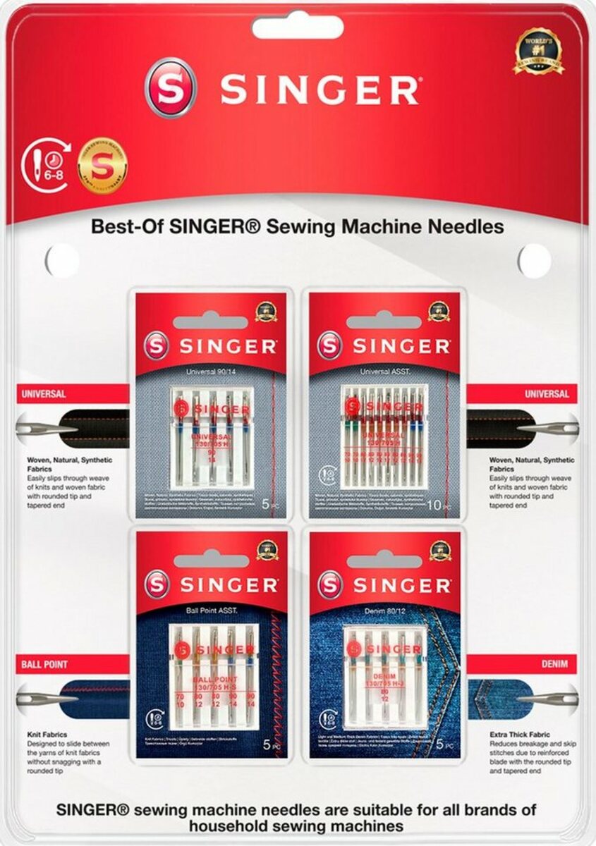 Bild 1 von Singer Nähmaschine Best-Of SINGER® Nähmaschinen Nadeln