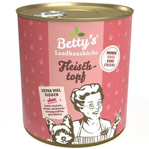 Betty's Landhausküche Fleischtopf (All Meat) 6 x 800g für Hund