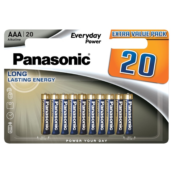 Bild 2 von PANASONIC Everyday Power Alkali-Batterien, 20er-Packung