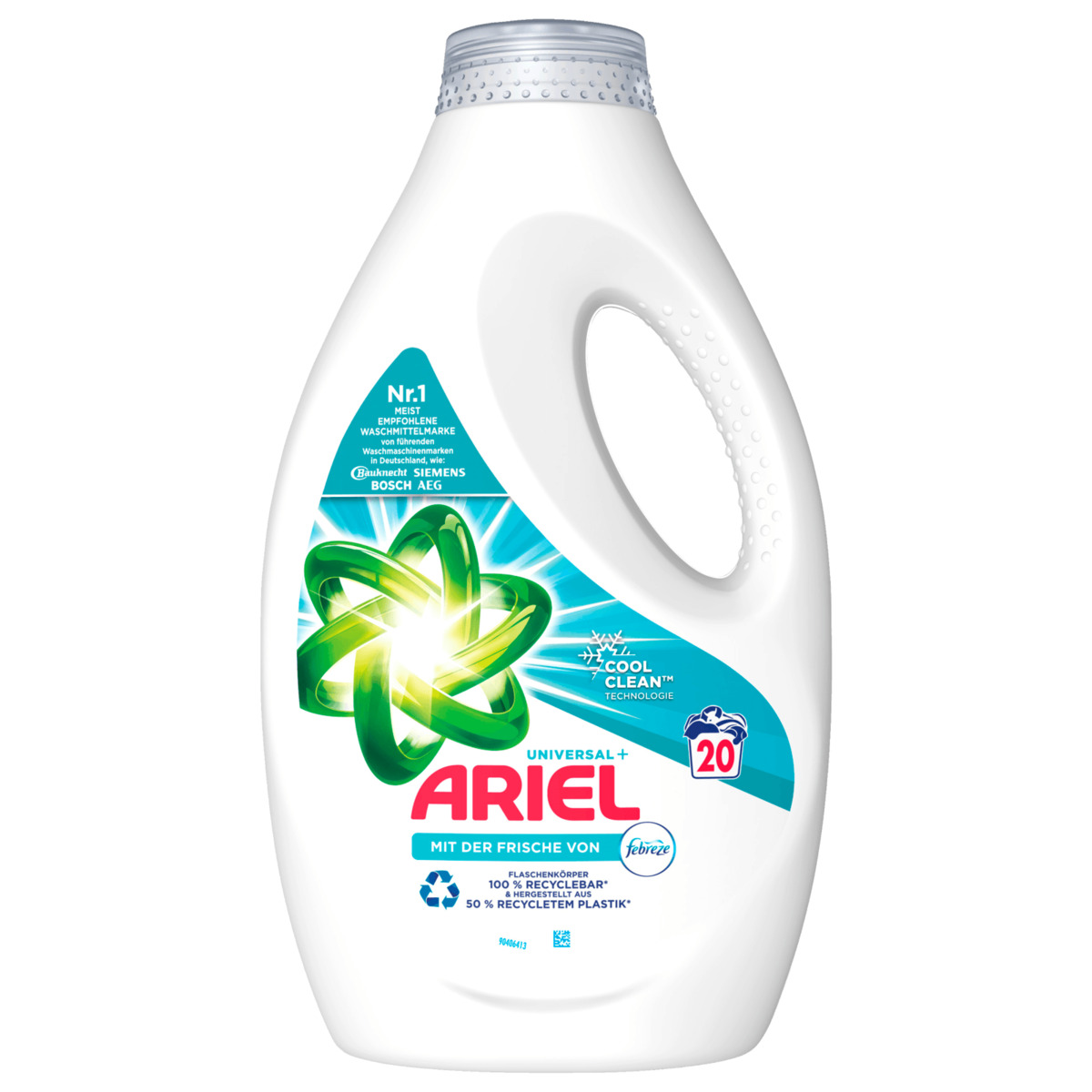 Bild 1 von Ariel Vollwaschmittel mit der Frische von Febreze 1l, 20WL