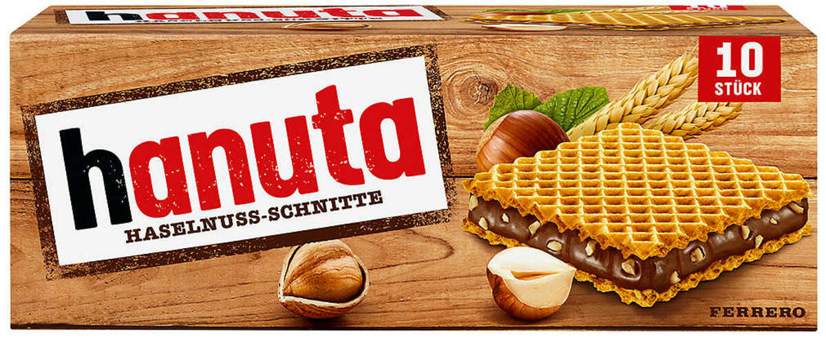 Bild 1 von HANUTA Haselnuss-Schnitten