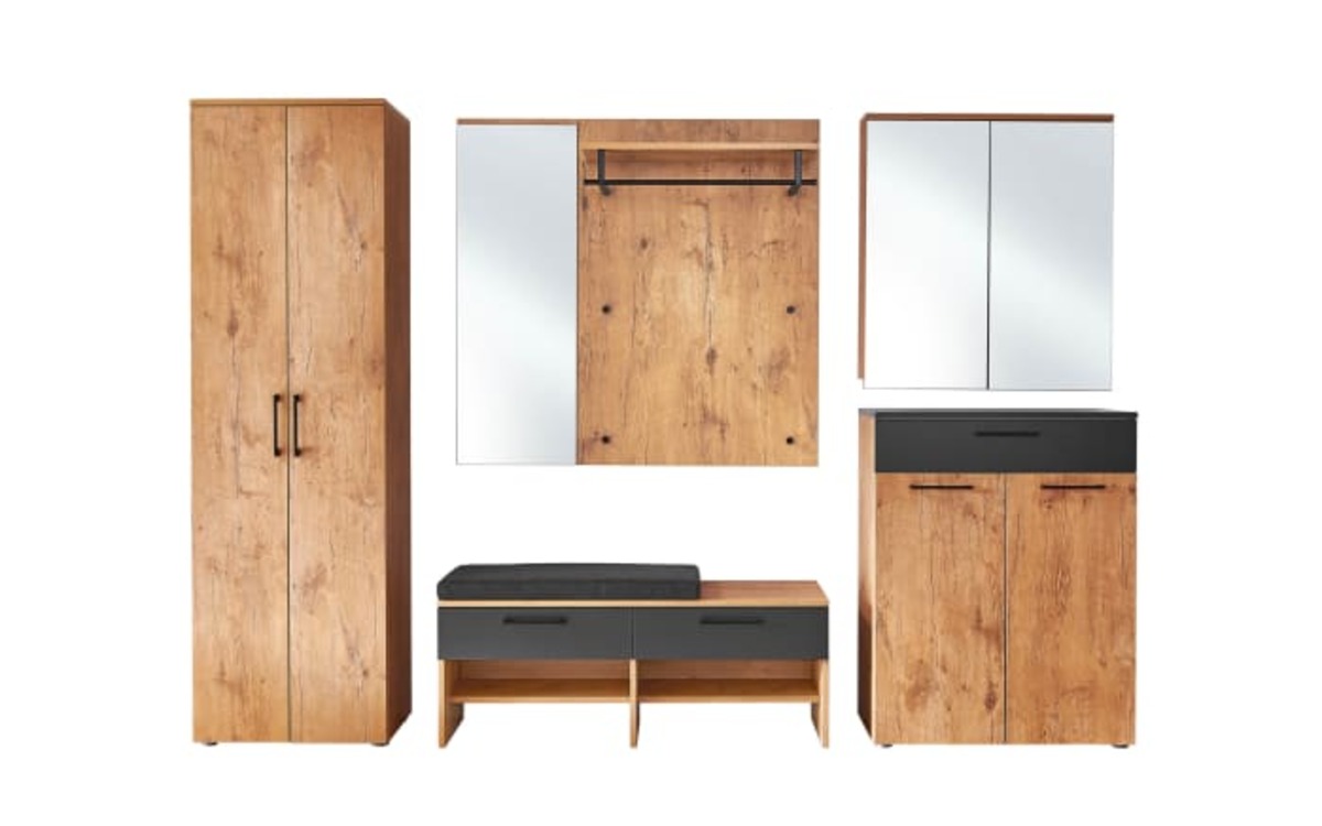 Bild 2 von Vito - Garderobenkombi Nostro, Wildeiche-Nachbildung