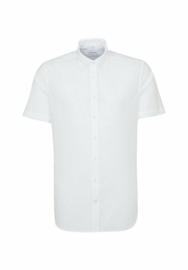 Bild 1 von seidensticker Businesshemd Slim Slim Kurzarm Button-Down-Kragen Uni