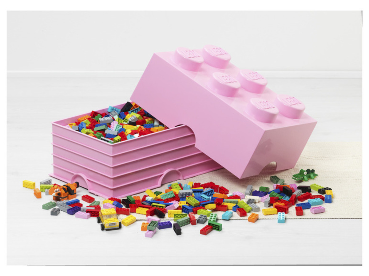 LEGO Aufbewahrungsbox mit 6 Noppen, stapelbar von Lidl ansehen!