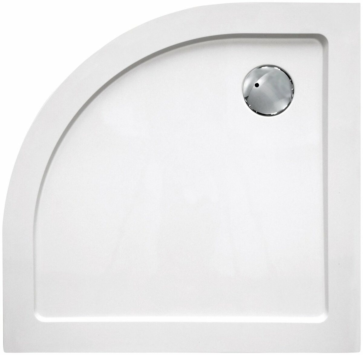 Bild 1 von Sanotechnik Duschwanne SMC, rund, Kunststoff, rund, BxT: 100 x 100 cm