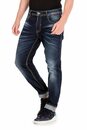 Bild 1 von Cipo & Baxx Slim-fit-Jeans im Washed-Look in Straight Fit