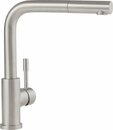 Bild 1 von Villeroy & Boch Küchenarmatur Steel Shower (1-St) Hochdruck, herausziehbare Handbrause, Edelstahl massiv