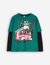 Bild 1 von Kinder Langarmshirt - Double-Layer-Look