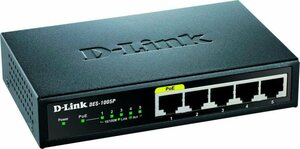 D-Link DES-1005P Netzwerk-Switch