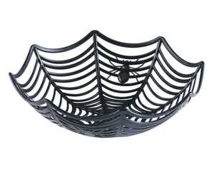 Deko-Korb Halloween Spinnennetz