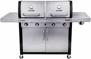 Char-Broil Gasgrill Professional 4600 S, Double-Header 4-Brenner mit Seitenbrenner und Ablage