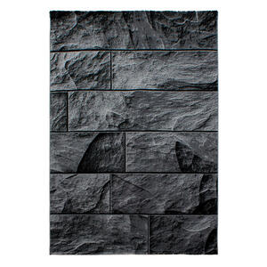 Novel FLACHWEBETEPPICH Schwarz
