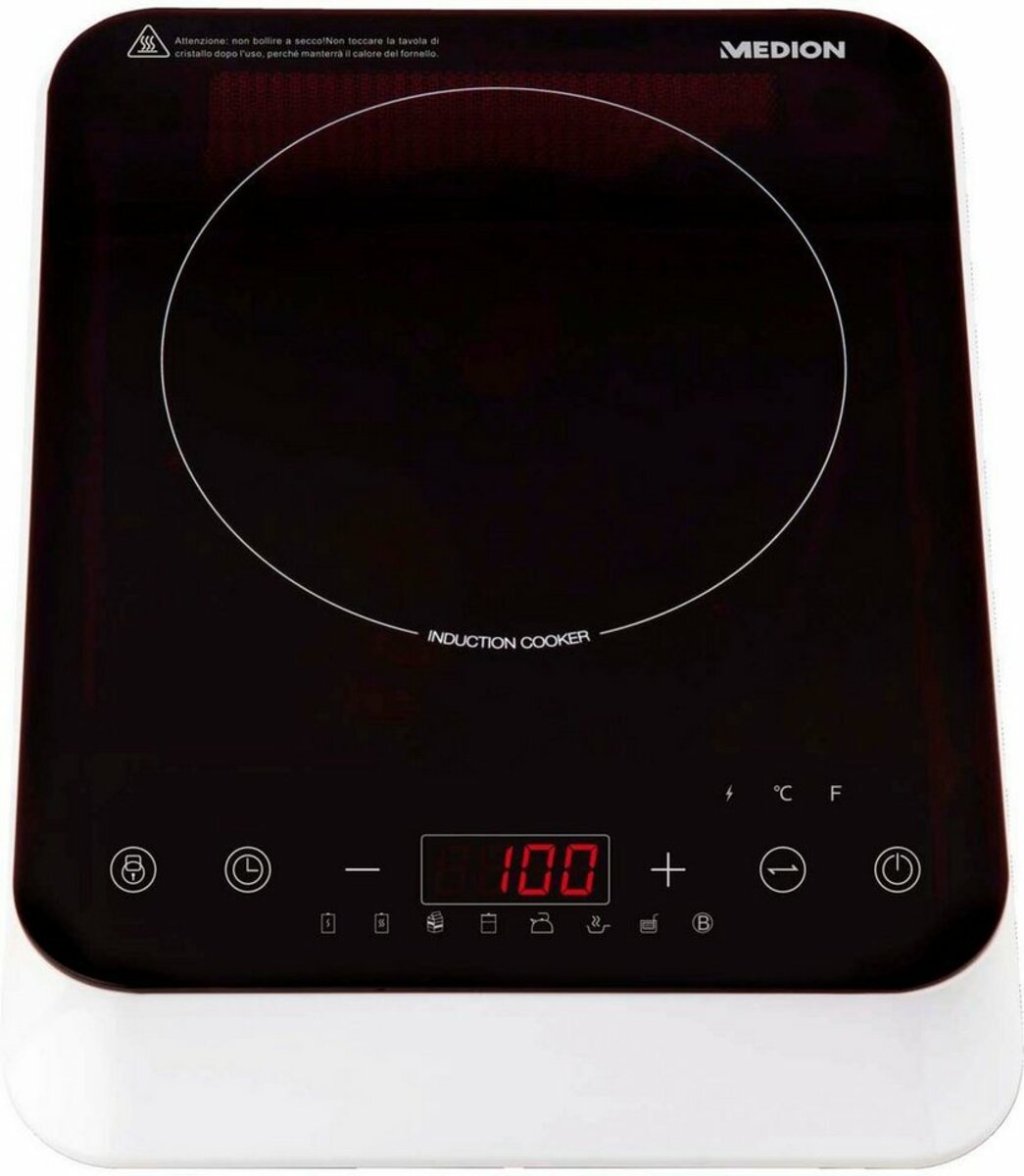 Bild 1 von Medion® Einzel-Induktionskochplatte MD 18490, Topferkennung und Abschaltautomatik