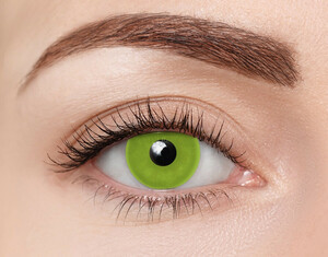 Halloween Kontaktlinsen Zombie Green Monatslinsen Sphärisch 2 Stück Kontaktlinsen; contact lenses; Kontaktlinsen
