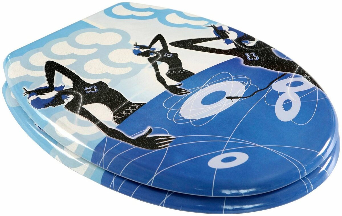 Bild 1 von ADOB WC-Sitz DJ, mit messingverchromten Scharnieren