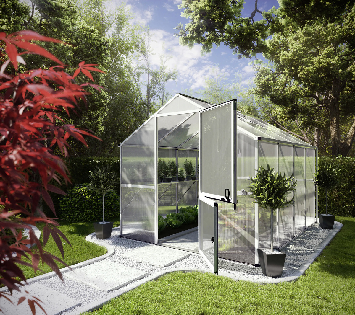 Bild 1 von KGT Gewächshaus Callas IV 227 x 300 cm, pressblank
