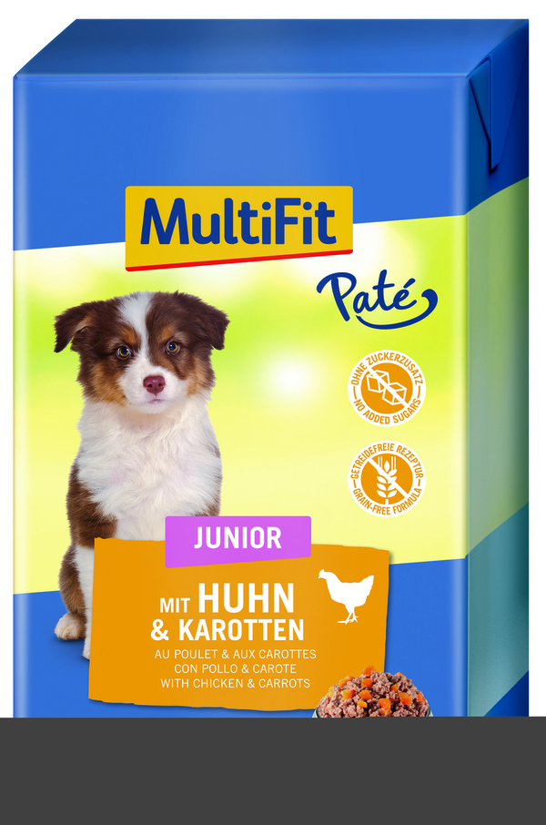 Bild 1 von MultiFit in Paté Junior mit Huhn & Karotten 12 x 475 g