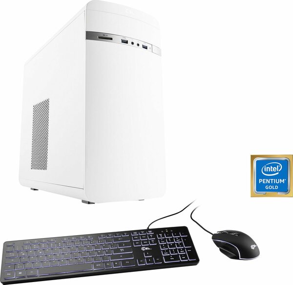 Bild 1 von CSL Speed V1180 PC (Intel® Pentium Gold G6400, 16 GB RAM, 500 GB SSD, Luftkühlung, Intel®, Pentium® Gold G6400 2× 4000 MHz inkl. Hyper-Threading)