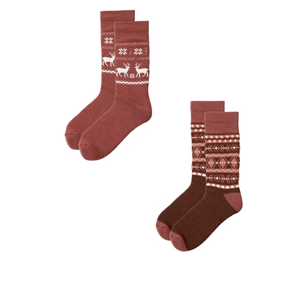 Bild 4 von CRANE Damen und Herren Casual Mountain Socks, 2 Paar