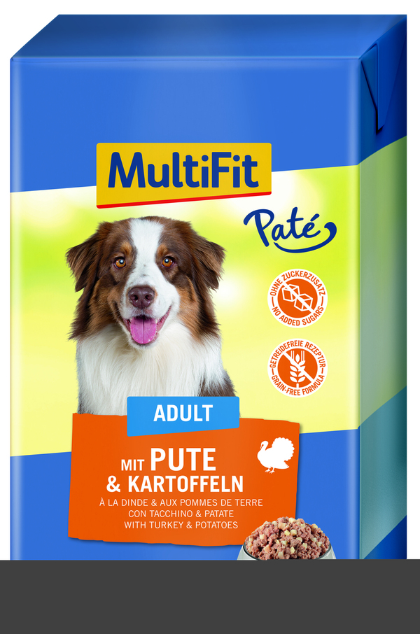 Bild 1 von MultiFit Adult in Paté mit Pute & Kartoffeln 12 x 475 g