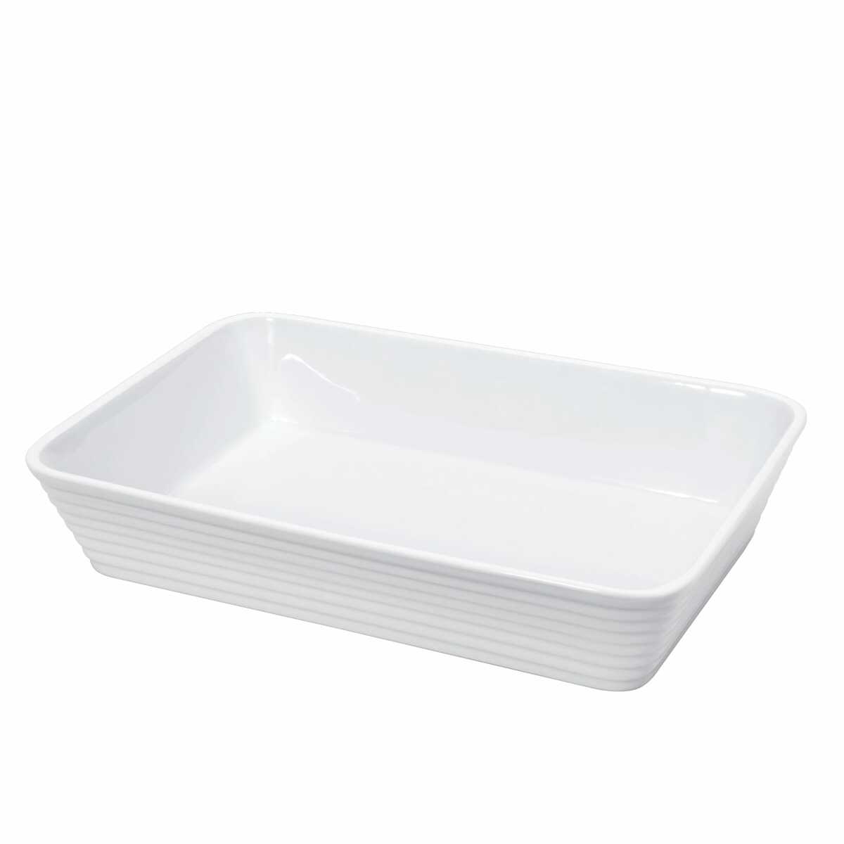 Bild 1 von neuetischkultur Bauernform weiß, eckig Burgund