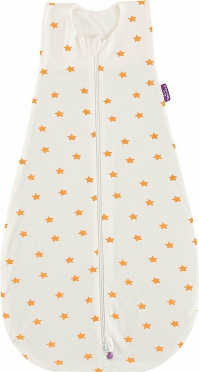 Bild 1 von Träumeland Babyschlafsack Sommerschlafsack LIEBMICH Baumwolle, Design weiß mit gelben Sternen (1 tlg)