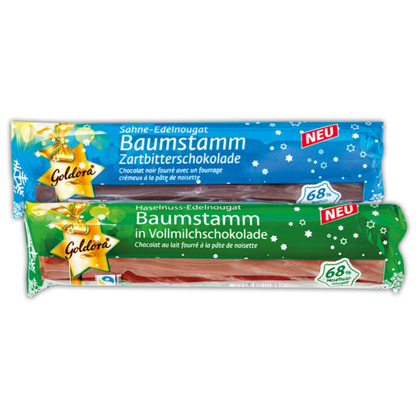 Bild 1 von Goldora Edelnougat Baumstamm