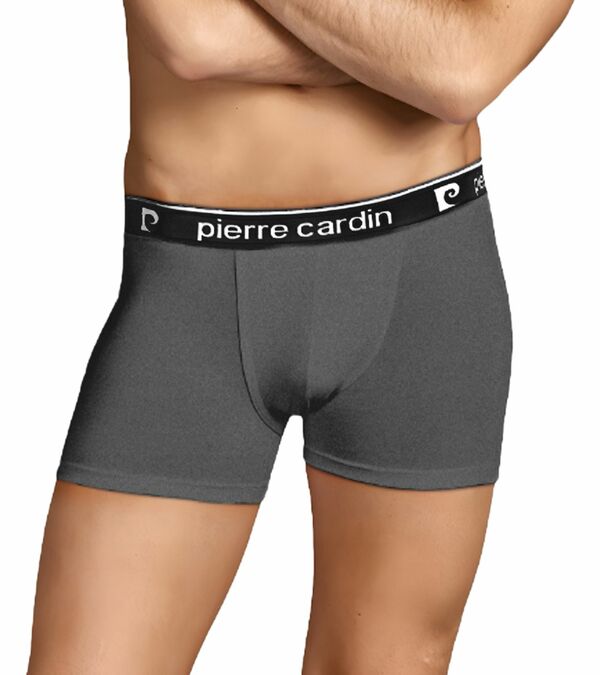 Bild 1 von Pierre Cardin Herren Boxershorts mit Baumwoll-Stretch Unterwäsche Perfect-Fit PCU77 Grau